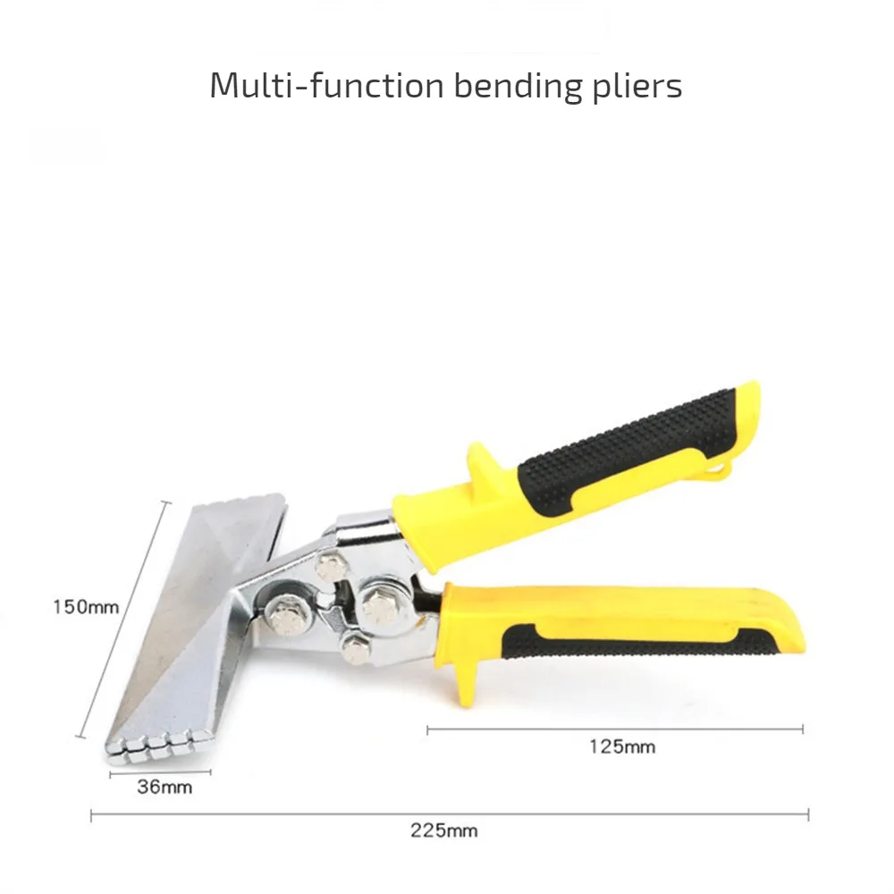 

Sheet Metal Bending Pliers Hand Seamer Wide Jaw Straight 80mm/Elbow 80mm/Straight 150mm Tools For Welding Clamps