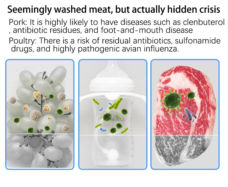 Description Picture 5 of item110V/220V Portable Sink Dishwasher Small Installation-free Automatic Household Vegetables,fruits,seafood,meat,Ultrasonic Cleaner