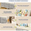 Kids Bookshelf and Toy Storage Organizer,5-Tier Book Shelf for Kids Rooms,Nursery Bookcase,Bookshelf for Toddlers,Baby Organizer 6