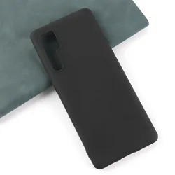 Premium Black Soft Silicone Phone Case - Durable TPU Protection Cover for TCL 20 Pro 5G (Black)