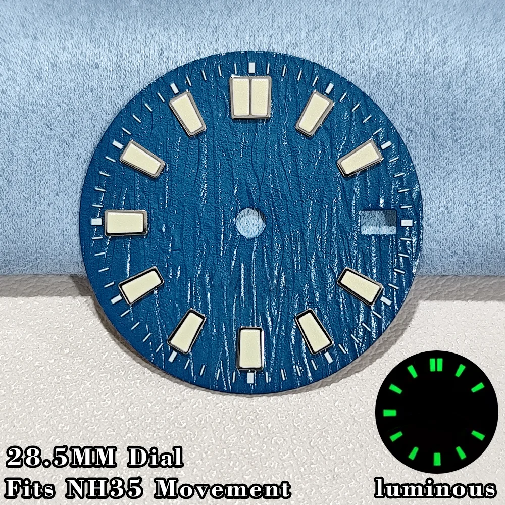 High-Quality Green Luminous Watch Dial - 28.5mm  Accessories