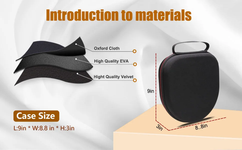 Headphones Case for Sony WH-CH700N Noise Cancelling Wireless Headphones Storage Carrying Bag