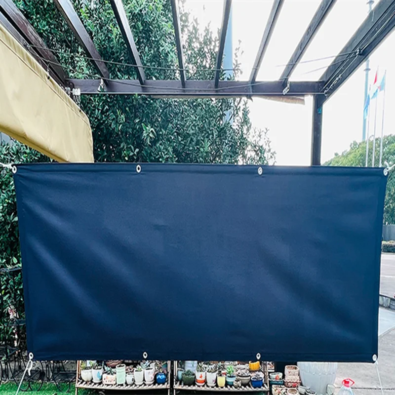 

Balcony Shade Fence Cloth made of 140-150gsm Waterproof Polyester Fabric Used for Summer Backyard Shade and Rain Protect Privacy