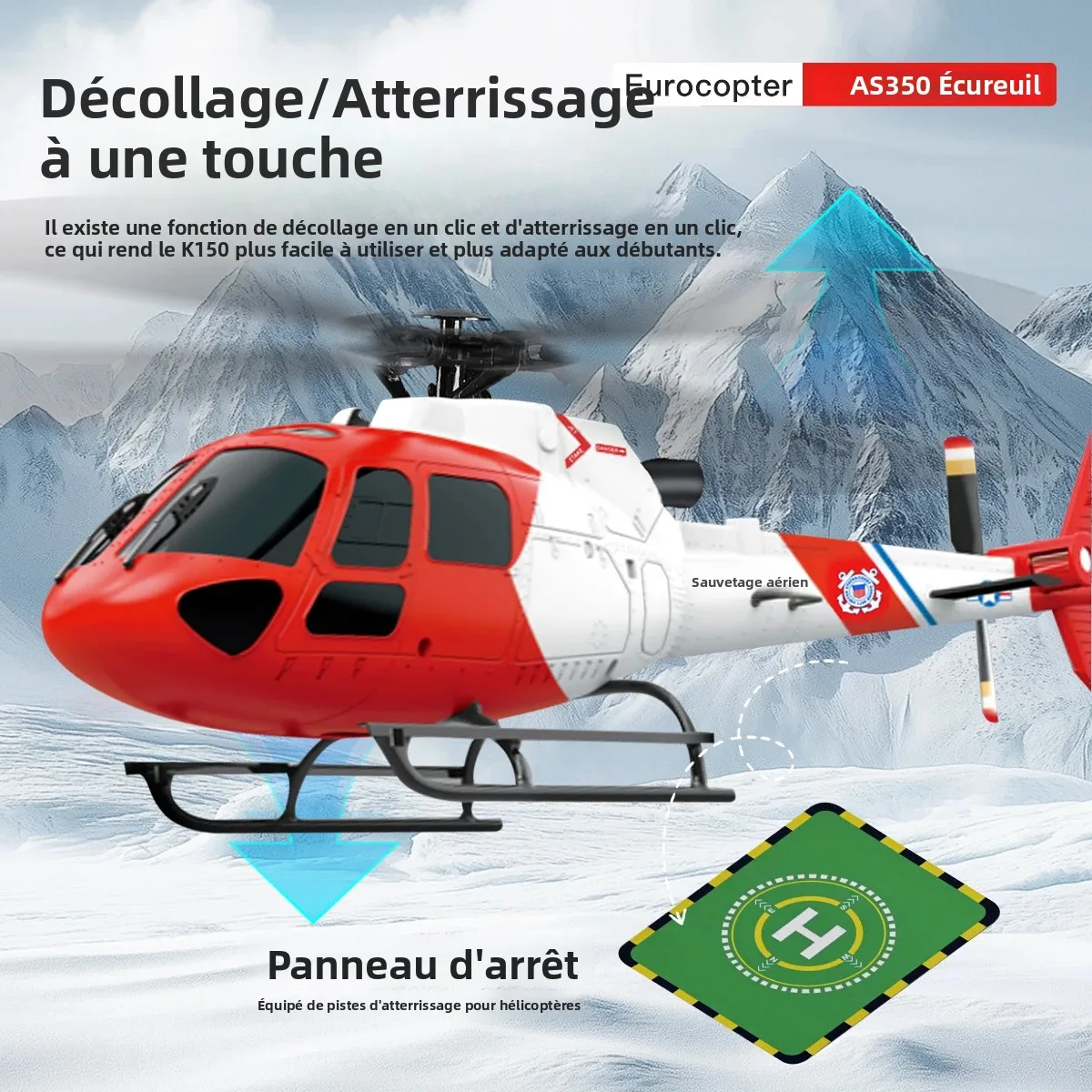 WLtoys K150 Hélicoptère RC Brushless 2.4G 6 Axes Gyroscope Maintien Altitude