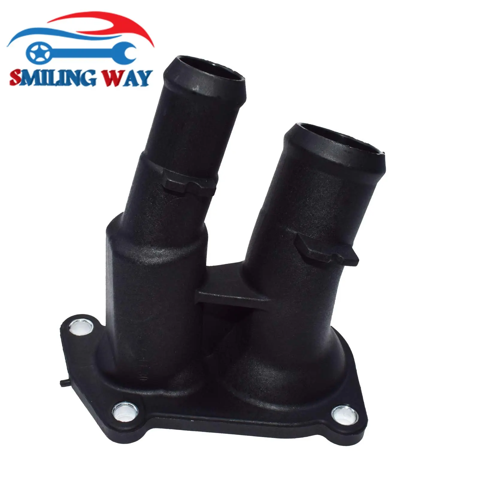Thermostat Housing & Water Coolant Flange Kit For Ford Fiesta B-Max C-Max Focus Fusion Mondeo 1.4 1.6 P7M5G8K556AC 2S6G9K478BD