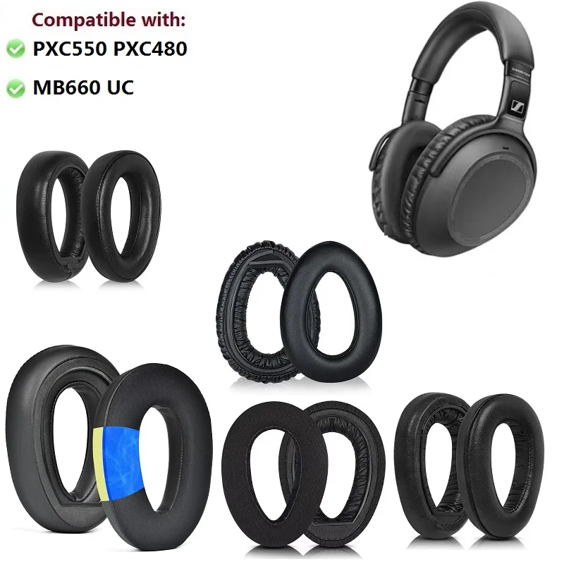 Ear Pads For Sennheiser PXC550 PXC480 MB660 UC Headphones Ear