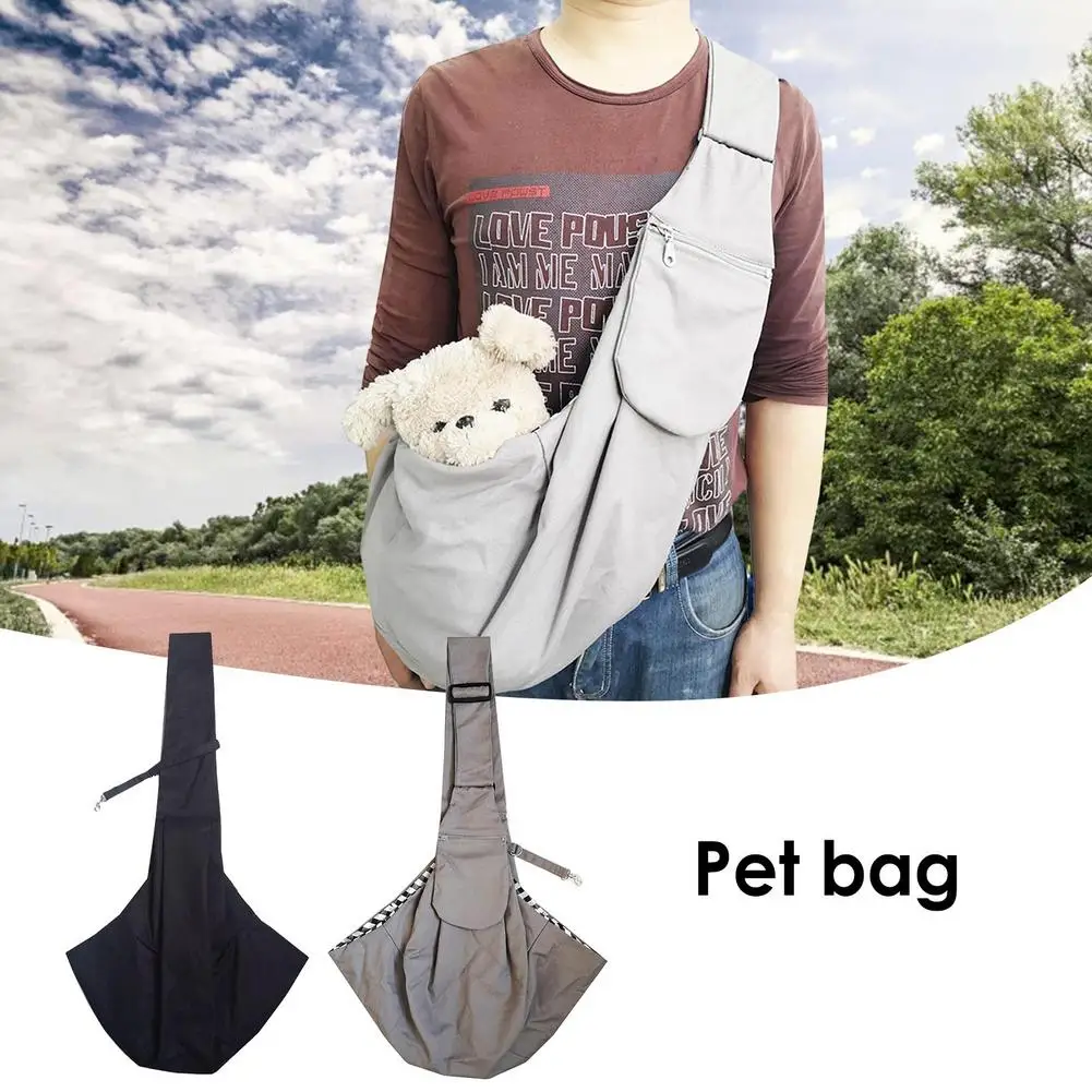 Dog Travel Bag Puppy Sling Carry Bags Handsfree Adjustable Cats