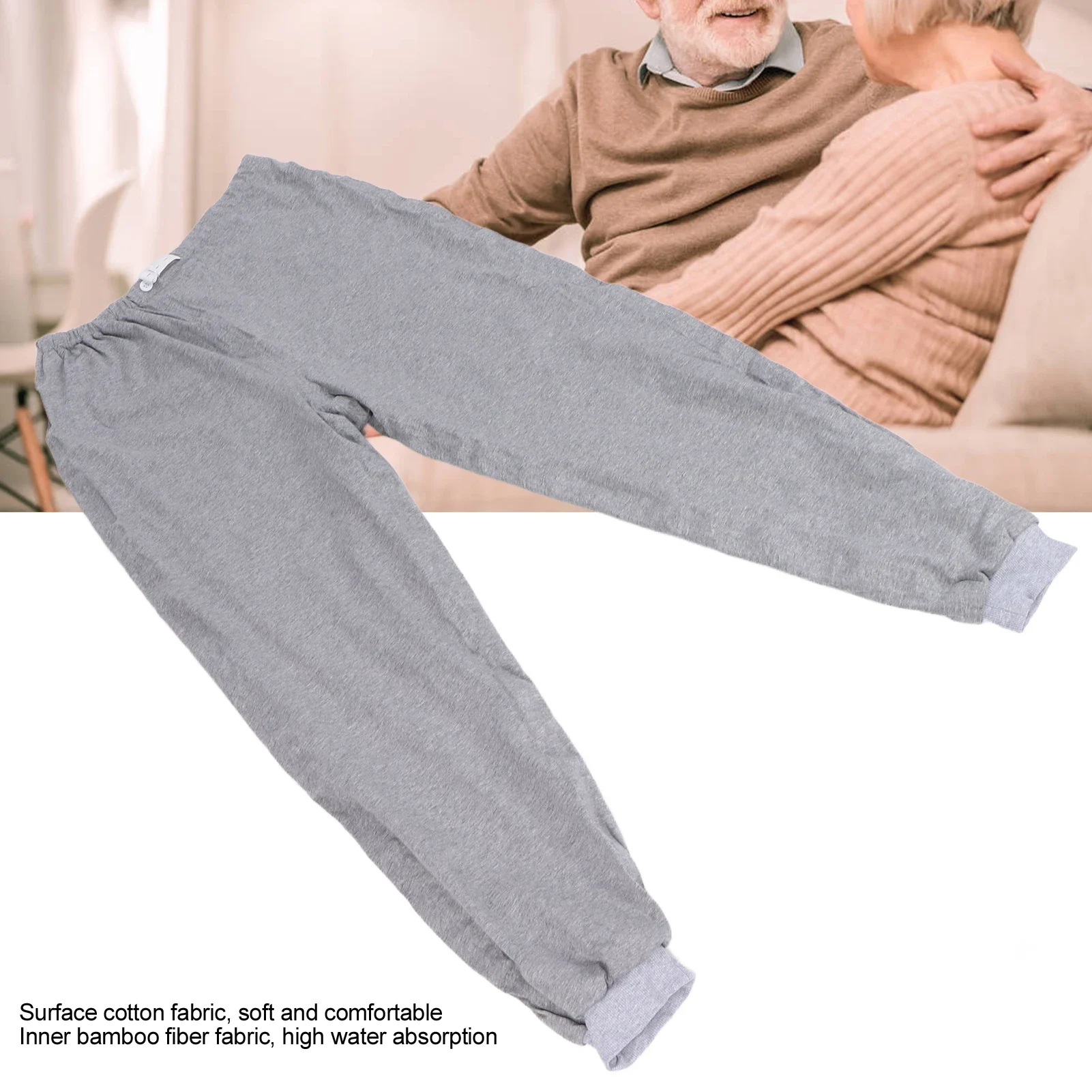 Plastic Pants for Adults with Incontinence，Adult Incontinence Pants，Plastic  Diapers, Waterproof and Reusable Elderly Diapers, Soft Surface, Suitable