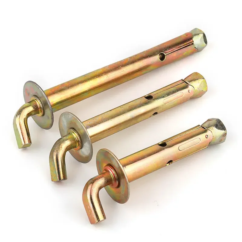 Parafusos de Parede Pesados Parafuso de Expansão Anchor Hook Aquecedor de Água Concreto Jointer Telha Ponto Ferramentas de Carpinteiro M10 Pcs