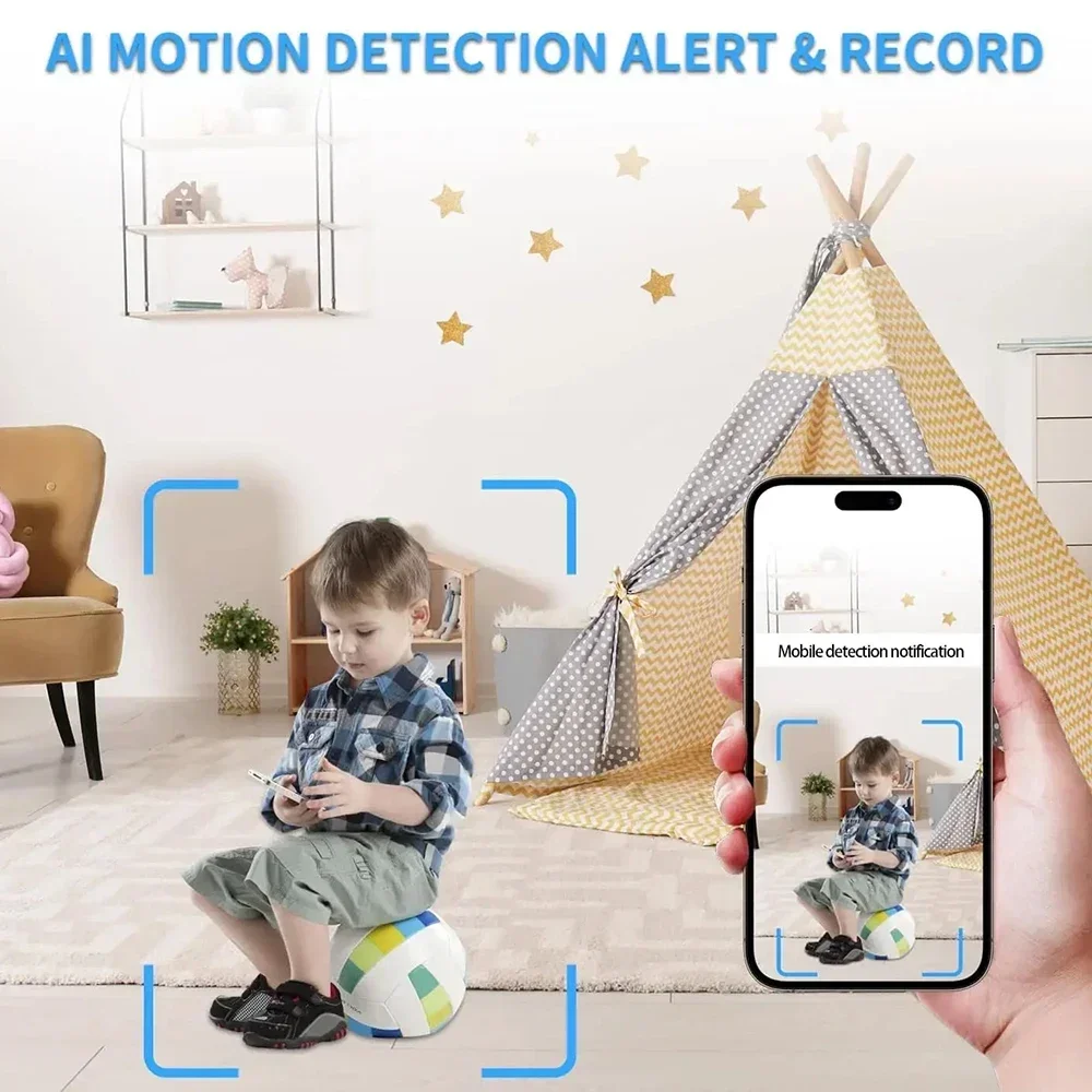 Description Picture 5 of itemDIY HD1080P Wifi Mini Camera Portable Small Cam Micro Camcorder P2P Wireless Webcam Loop Recording Support Remote Viewing