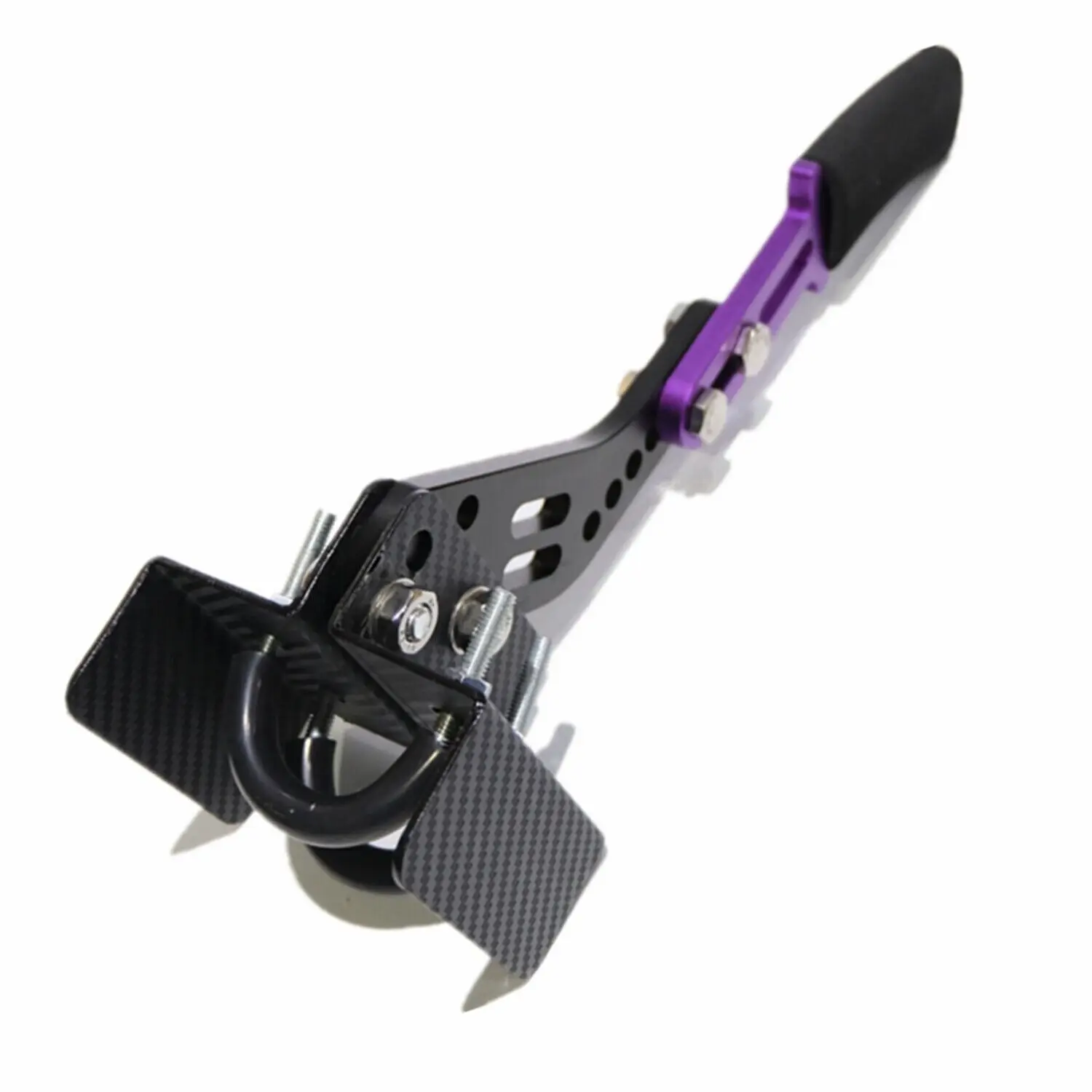 Parking brake release handle universal drift handbrake extended level rally purple