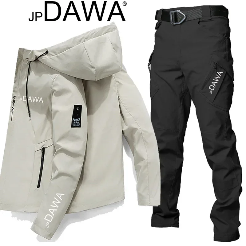 Fishing Jacket Tactical Pants Autumn Winter Waterproof Sun Protection Outdoor Cycling Sports fishing clothes,sunscreen jacket,men fitness pants