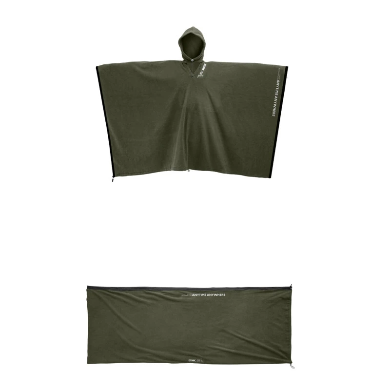 HKSH Multifunctional Warm Blanket Outdoor Camping Sleeping Bag Single Person Wearable Cold Proof Cape Men Thermal Trench HK3861