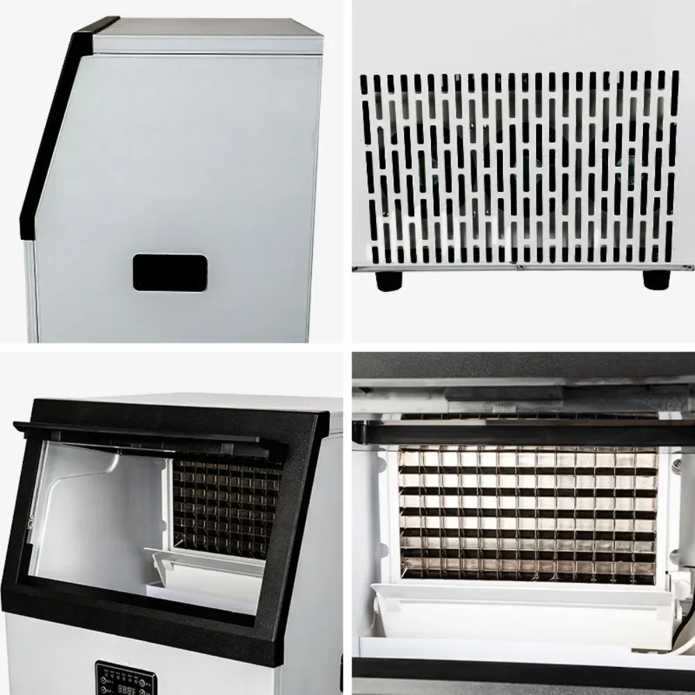 Commercial High-yield ice maker for Milk Tea Shop Bar ice cubes macine