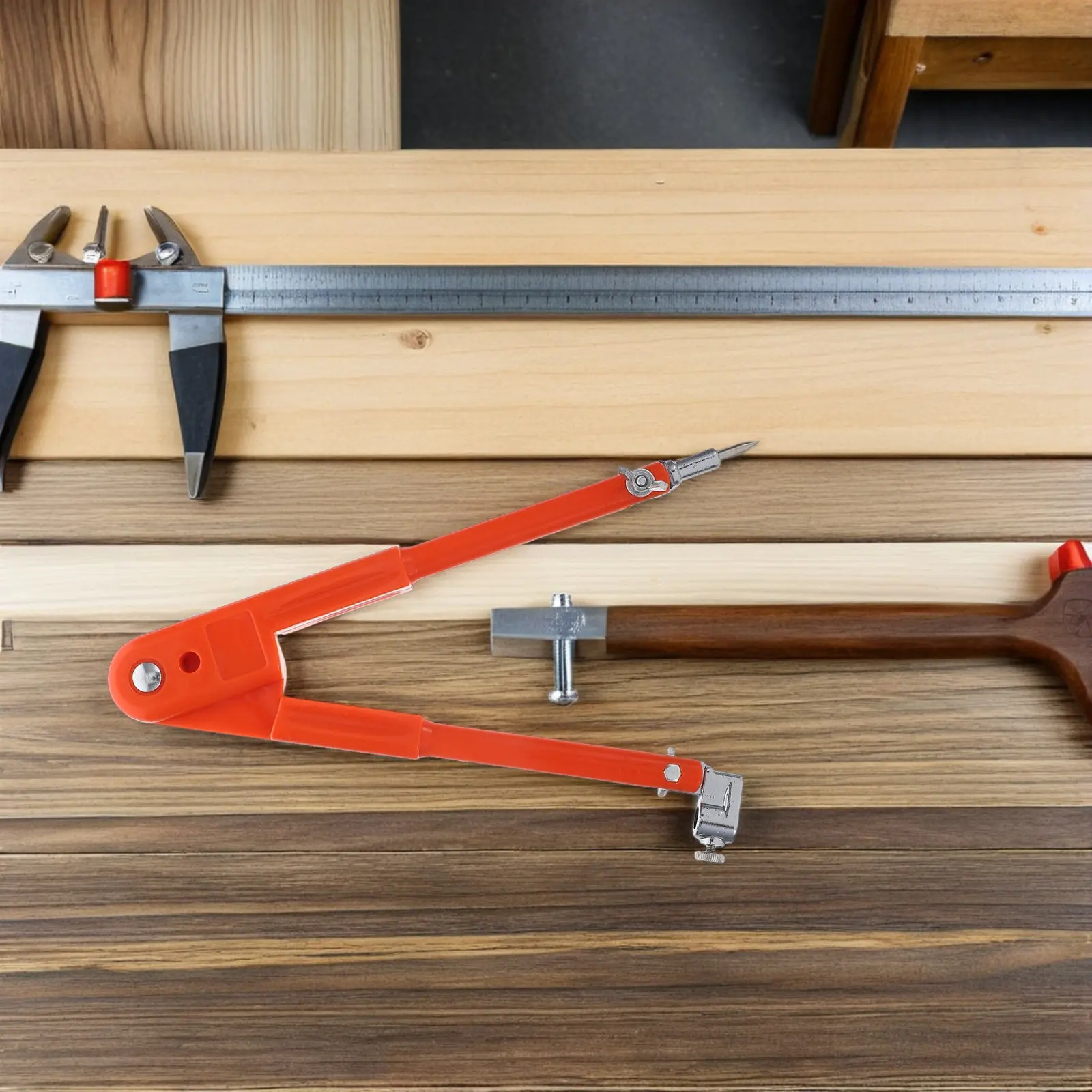 목공용 컴퍼스 대형 금속 정밀 원형 마커 스크라이버 컴퍼스 연필 홀더 윙 디바이더 제도용 기술 도면용