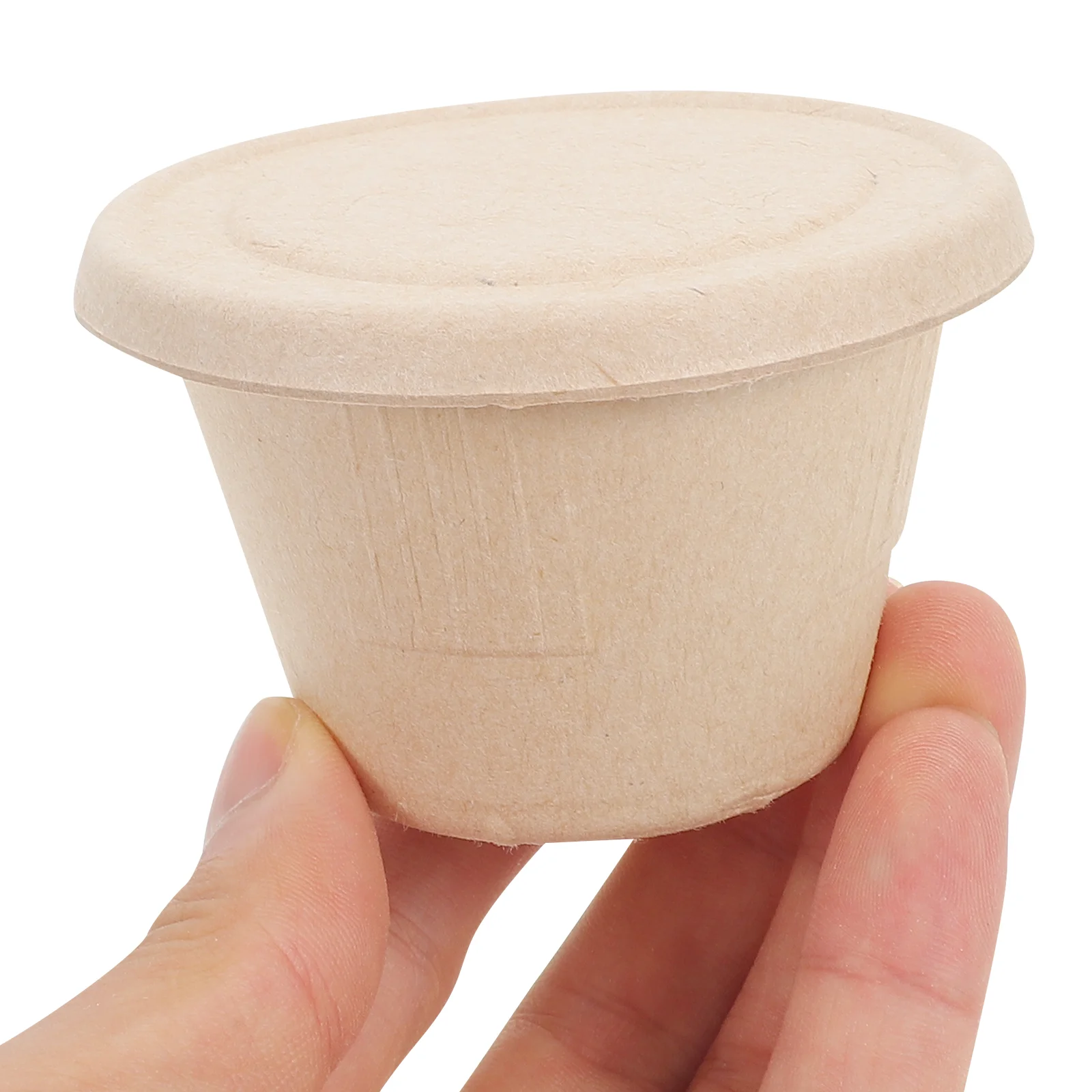 50 Pcs Pulp Cups Sauce Containers Lids Condiment Cups Drinkware Kitchen Dining Bar Home Garden Small Pulp Sealing