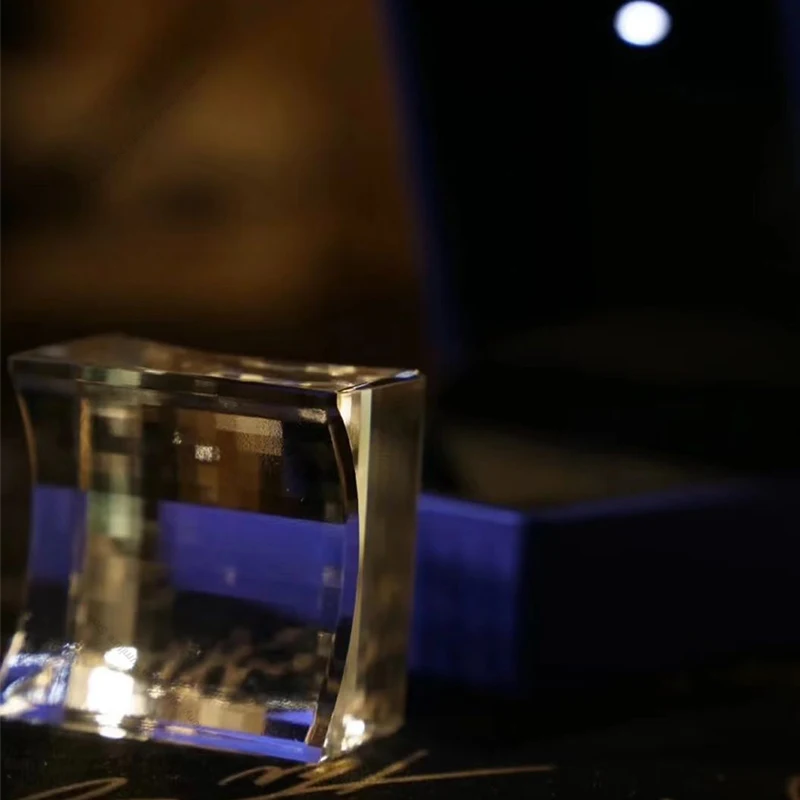 Crystal Pixel Stone Landscape Photo Clock In Art Student Pixel