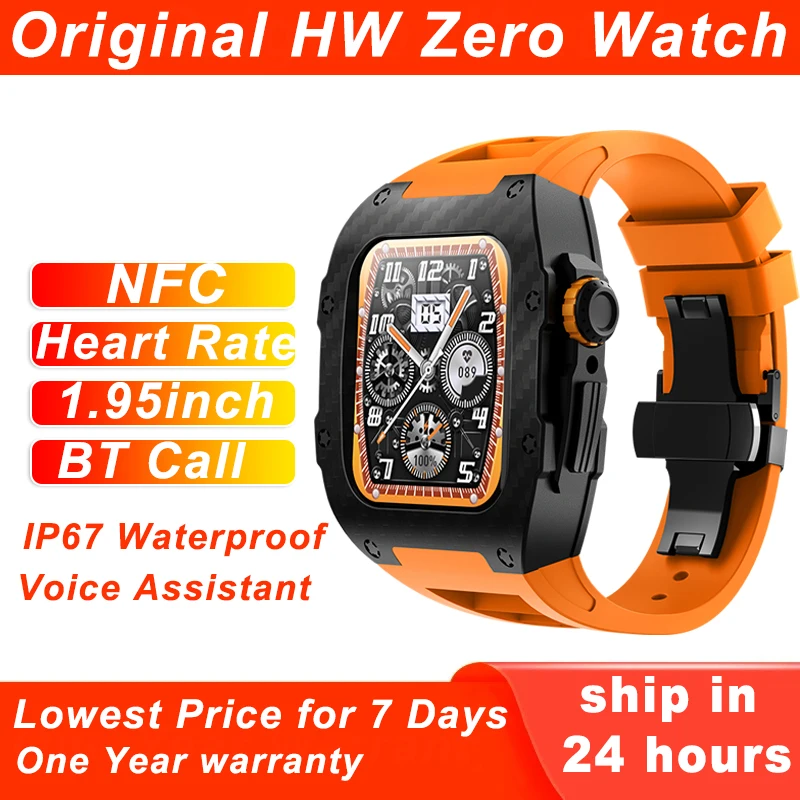 

Новинка 1,9 дюйма HW Zero Sports мужские умные часы IP67 водонепроницаемые наружные наручные часы с пульсометром и ремешком