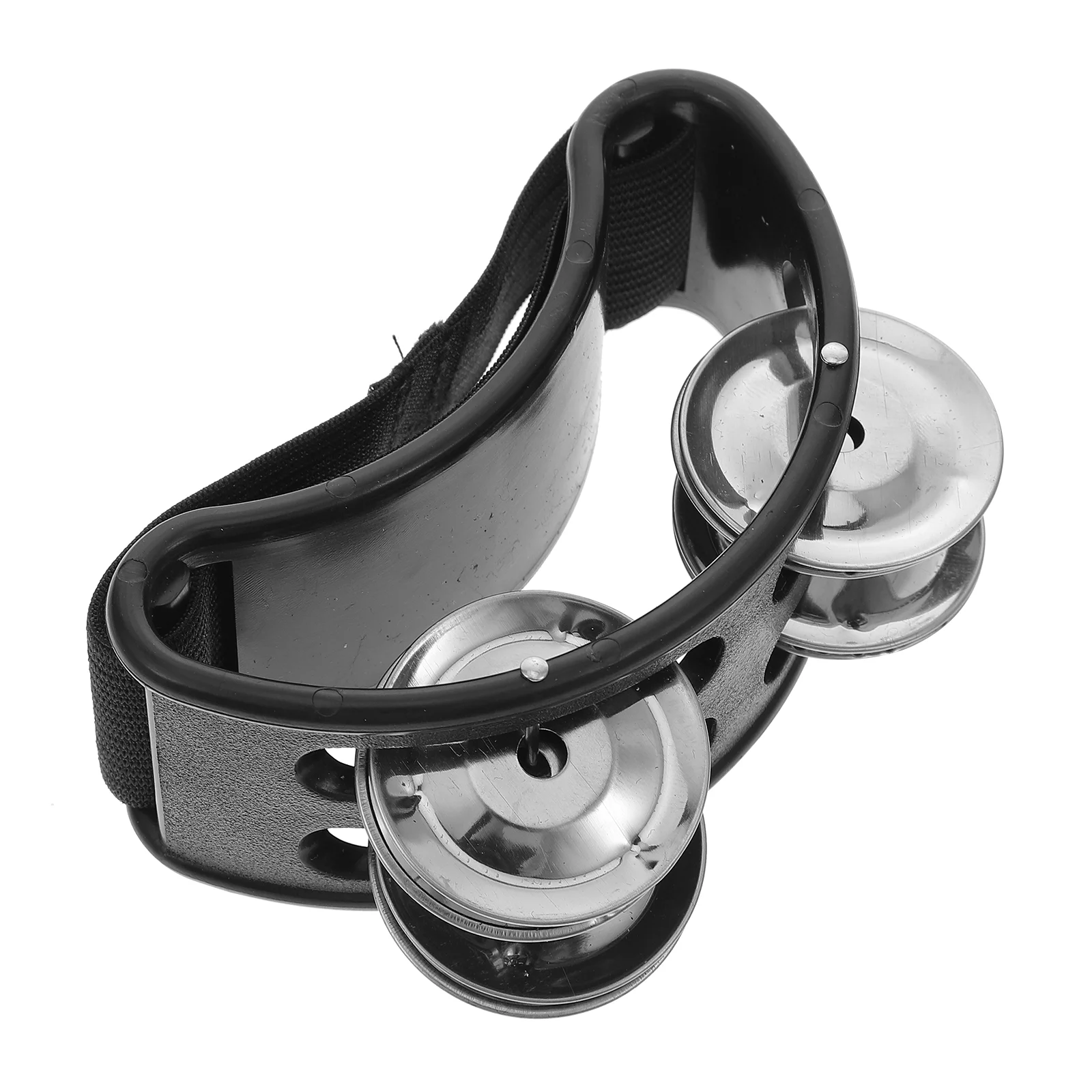 

Foot Bell Performance Accompaniment Prop Tambourine Unique Percussion Instrument Plastic Kids