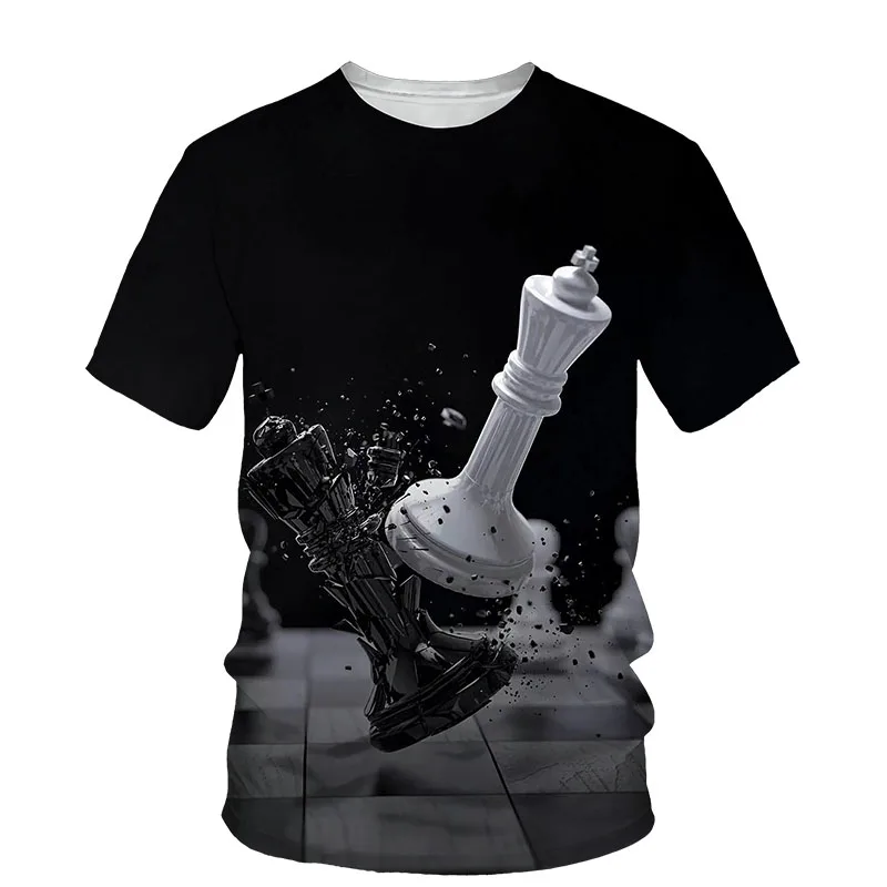 Summer 3D Print Casual T Shirt