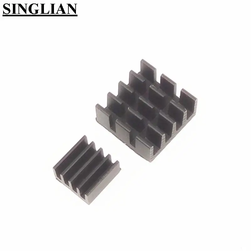 

2pcs=1set Raspberry PI Mainboard 2/B+ Heat Sink 2B Special Heat Sink 1pcs 8.8*8.8*5MM+1pcs 14*14*7MM