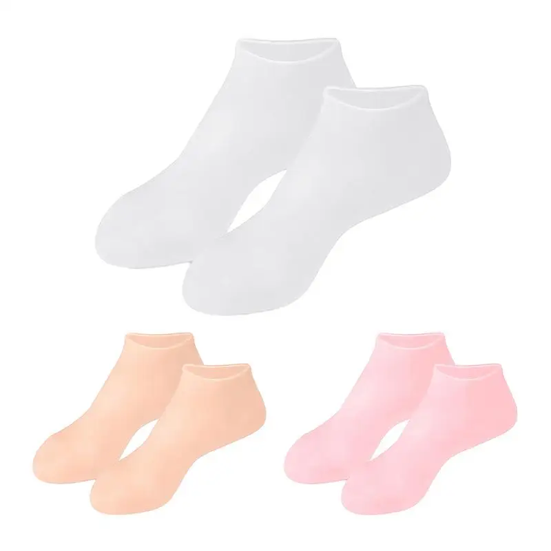 Silicone Protective Moisturizing Foot Covers Multifunctional Anti-Slip Foot Care Socks: Pedicure Sock Dry Cracked for Women Men 8hooks women storage bra hanger multifunctional belt hanger sturdy