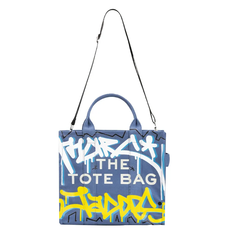 Designer Women Accessories Graffiti Tote Bag Luxury Brand L Never