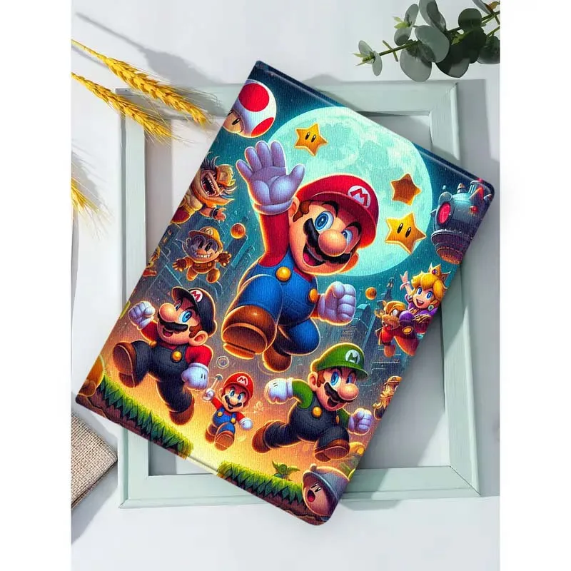 Whimsical Cartoon M-Marios Art Tablet Case
