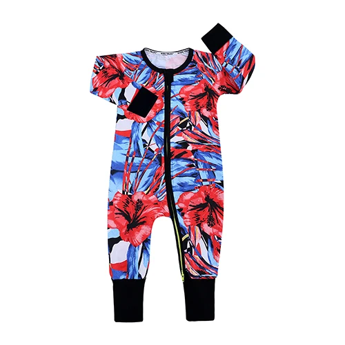 baby clothes cheap Newborn Baby Girls Boy Rompers Infant Cotton Cartoon Print Cute Jumpsuit Toddler Long Sleeve Double Zipper Pajamas Spring Autumn Cute Infant Baby Girls Romper Baby Rompers