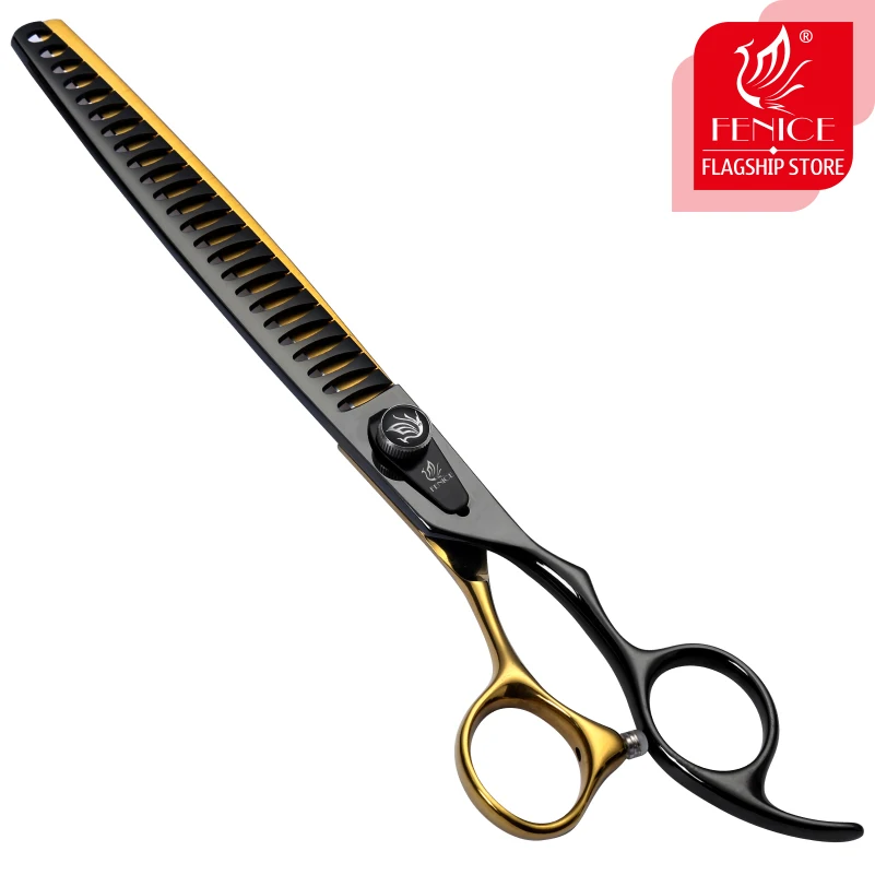 Dog Grooming Scissors Dog Grooming Scissors Kit Fenice JP440C Steel 6.5/7/7.5/ 8 Inch Professional Pet Dogs Grooming Scissors Set Straight Curved Thinning Shear Scissors