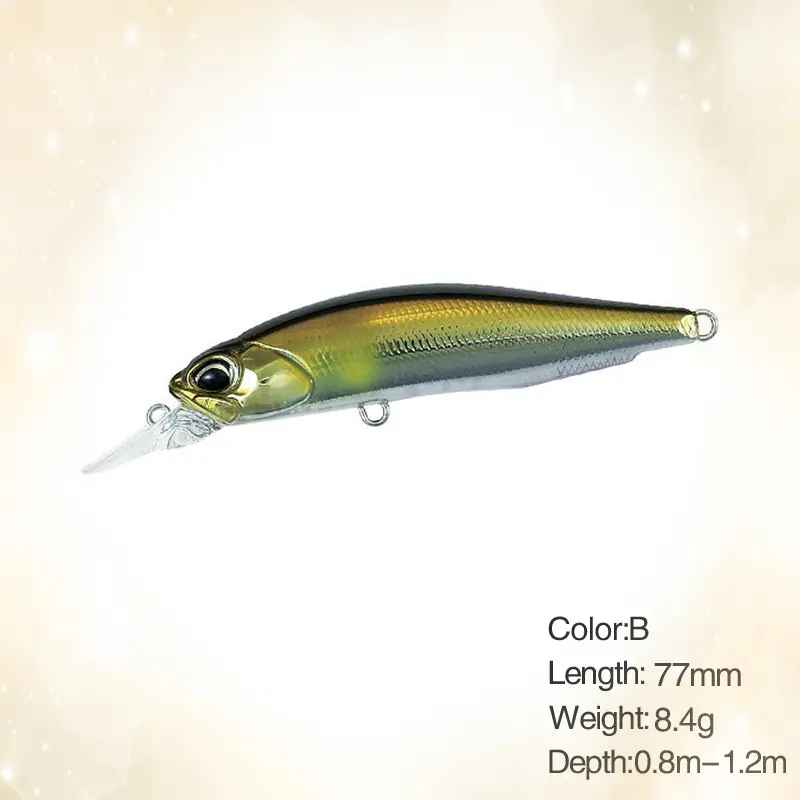 2025 New 77mm / 63mm Fishing Lure Sinking Minnow Jerkbait Hard Lures Fishing Wobbler Bass Crankbait Trout Lure Cocked Mouth Bait - Image 23