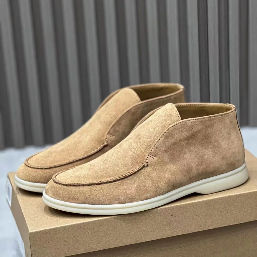 

Men's Single Shoes 2023 Autumn New Lazy Man A Slip-on British High-top Loafer Women's Shoes Luxury Designer Shoes