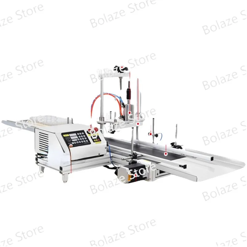 

ZS-YG12 Desktop Automatic Perfume Bottle Card Bottle Cork Pneumatic Pressure Plug Flapper Machine
