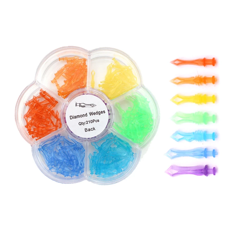 210pcs/box 7 size Dental Wedges Disposable Tooth Gap Wedge medical