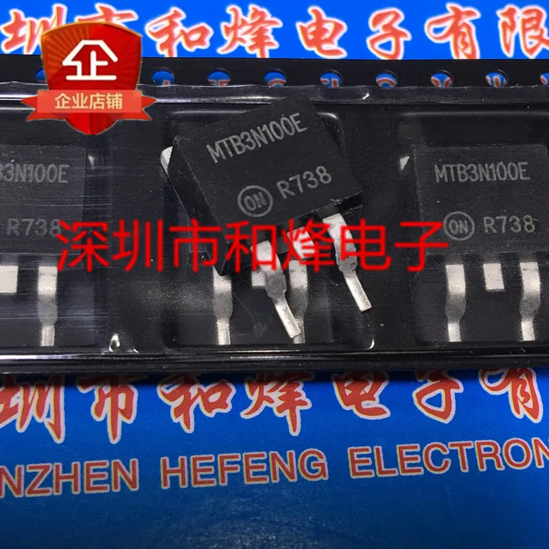 

30pcs original new MTB3N100E TO-263 1000V 3A