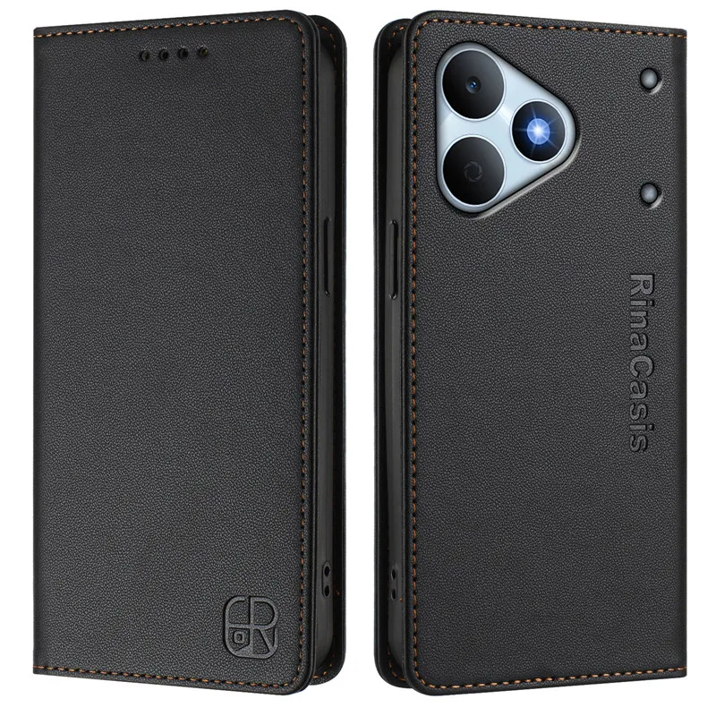 Luxury Anti-Theft Wallet Flip Cover Phone Case in Leather