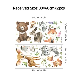 Whimsical Animal Friends Wall Decals (BR66792)