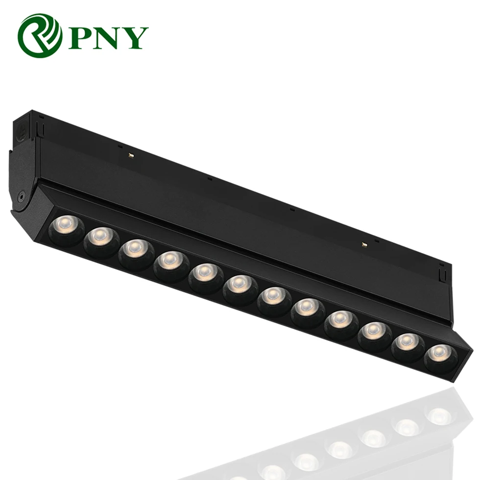 PNY Smart Magnetic Track Light Dimmable DALI 48V Tuya ZigBee Recessed Home Linear Magnetic Rail Lighting System LED Module 3