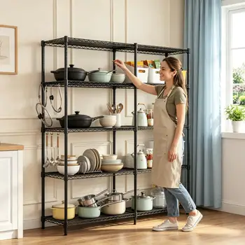 5-Tier Metal Storage Shelf 1