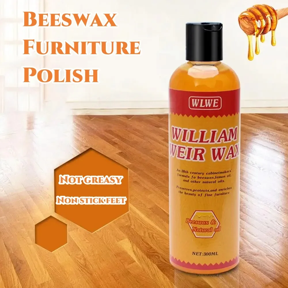300ml Beeswax Furniture Polish Wood Seasoning Beewax Furniture Chairs Cabinet Care Beeswax Natural Protection Rational wood wax furniture polishing seasoning