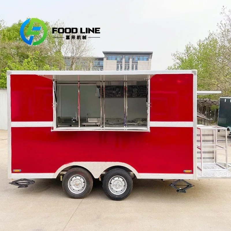 Bar mobile Hot Dog Pizza Fast Food Truck Ristorante completamente attrezzato - immagine 3
