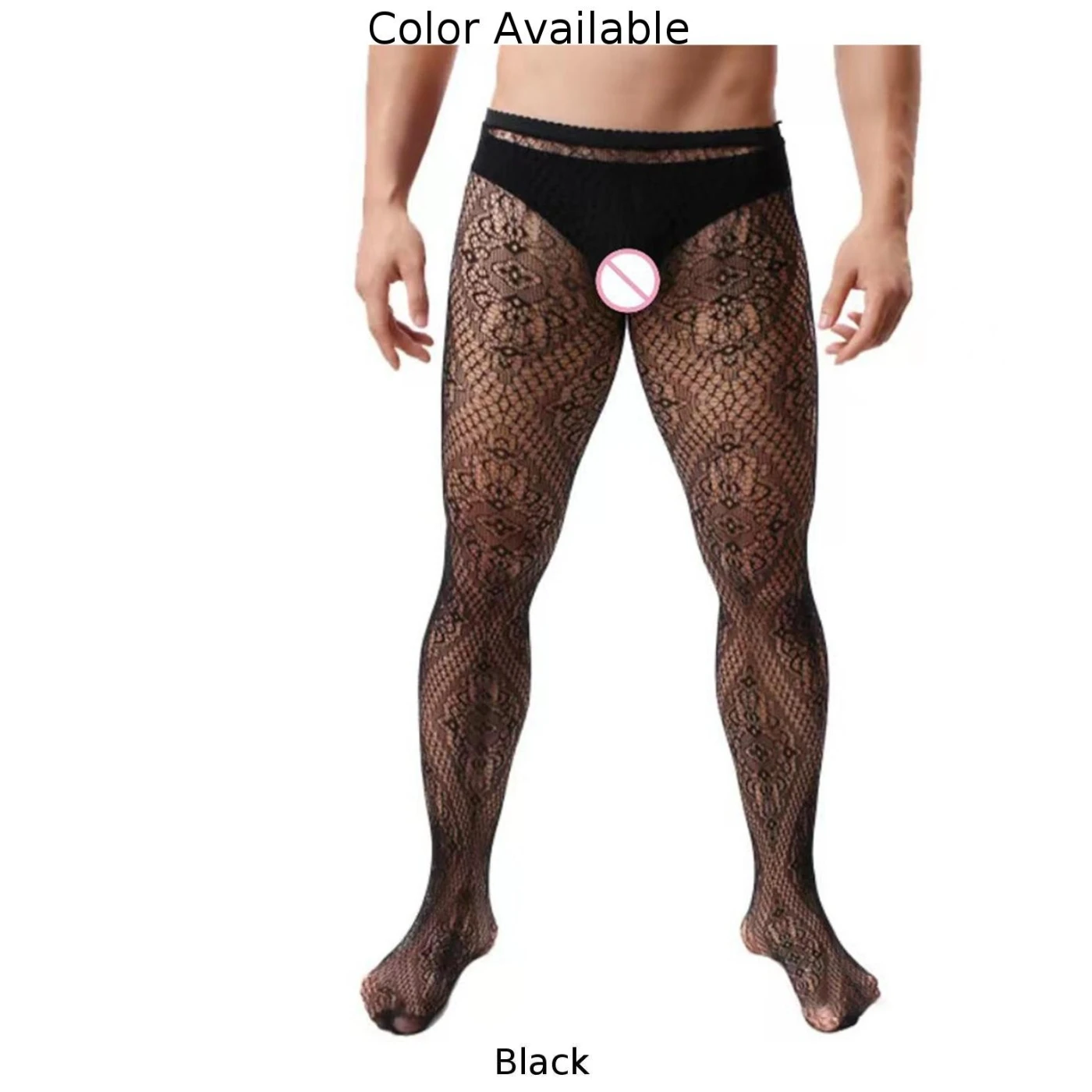 Men Sissy Body Stockings Erotic Pantyhose Sheer Mesh Fishnet Tights Pants Stocking Hollow Out Gay Porn Hosiery