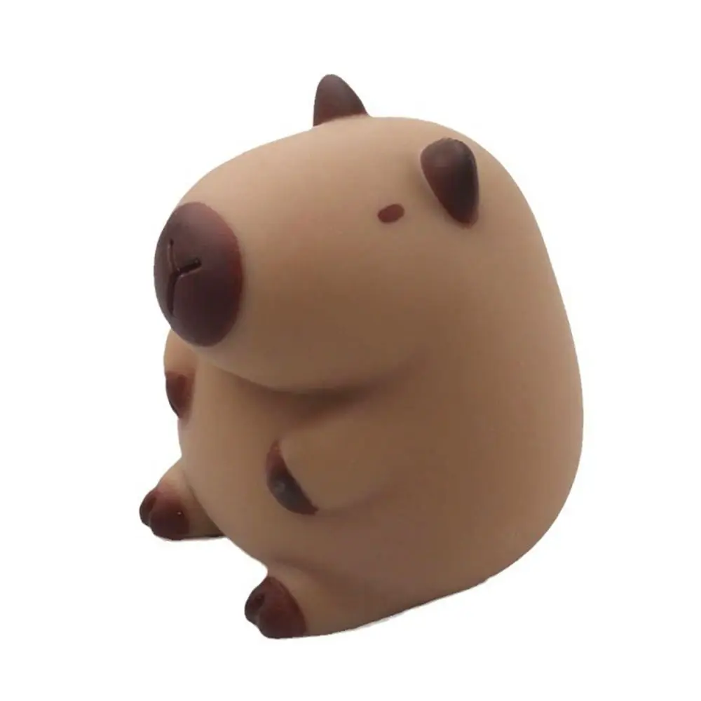 Brown Capybara Squeeze Toy Gift Slow Rebound TPR Squeeze Toys Cartoon Capybara Antistress Decompression Toys Adult 3