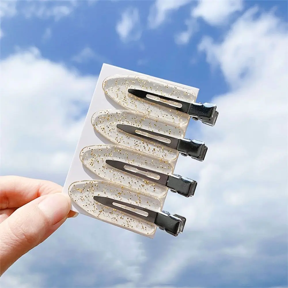 4-pack färgstarka hårklämmor utan veck för styling och makeup_voghion.com