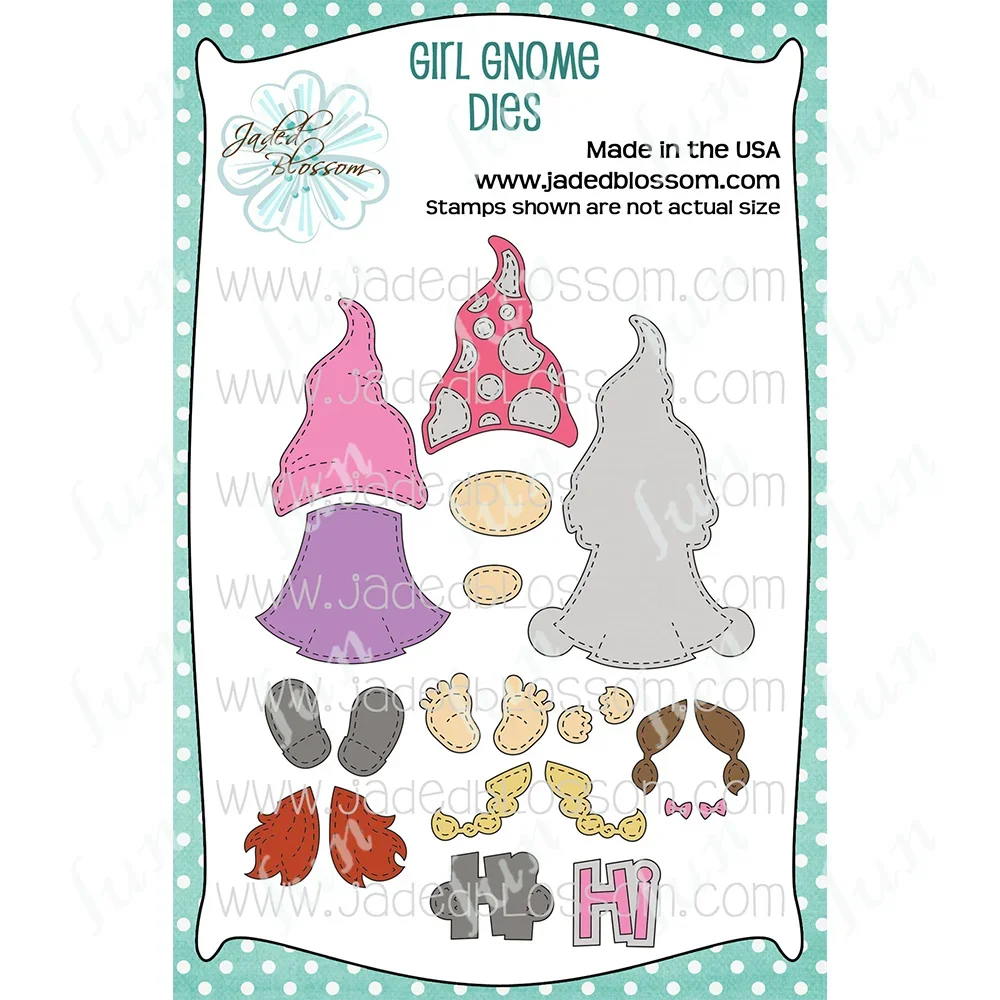 

New Girl Gnome Witch Hat Shape Metal Cutting Dies Stencils for DIY Scrapbooking Photo Album Embossing Paper Card Decoration