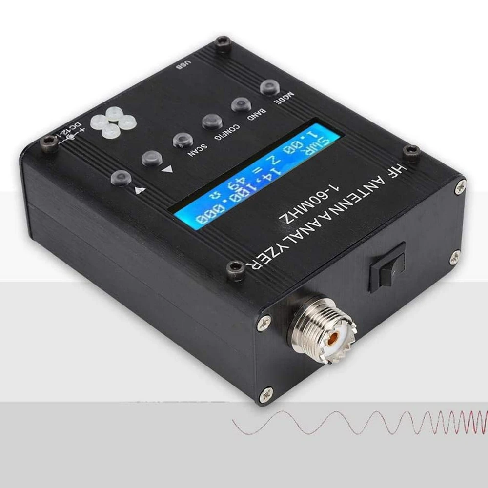 Tools Antenna Analyzer Bluetooth Digital Shortwave Antenna Analyzer MR300 Output 2.0V Pp Typical Adjustable Meter Tester