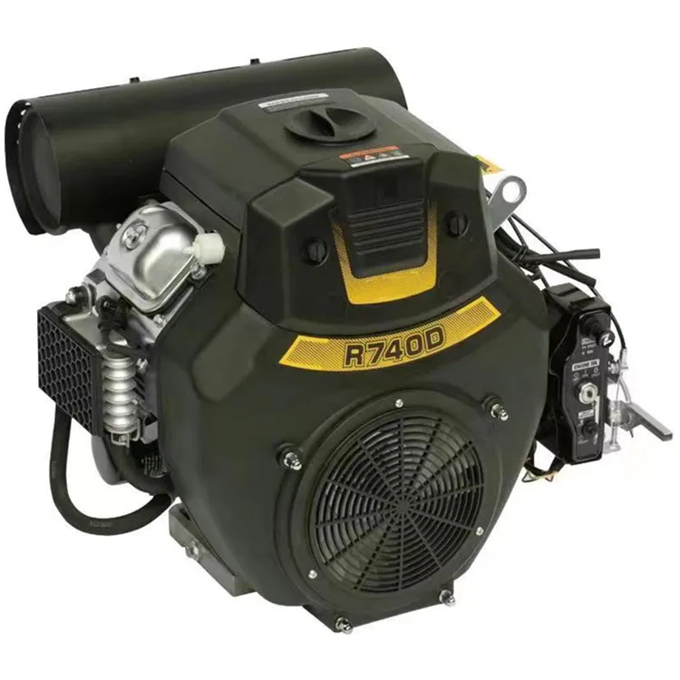 Horizontal Shaft Output OHV Air Cooled Electric Start 22HP Petrol Engine Double Cylinder 16.8KW 2V78 Gasoline Engine