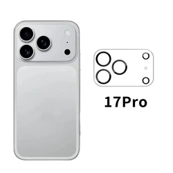Premium 3D Camera Lens Protection Glass - Full Cover Tempered Glass - 2PCS (For iPhone 17 Pro)