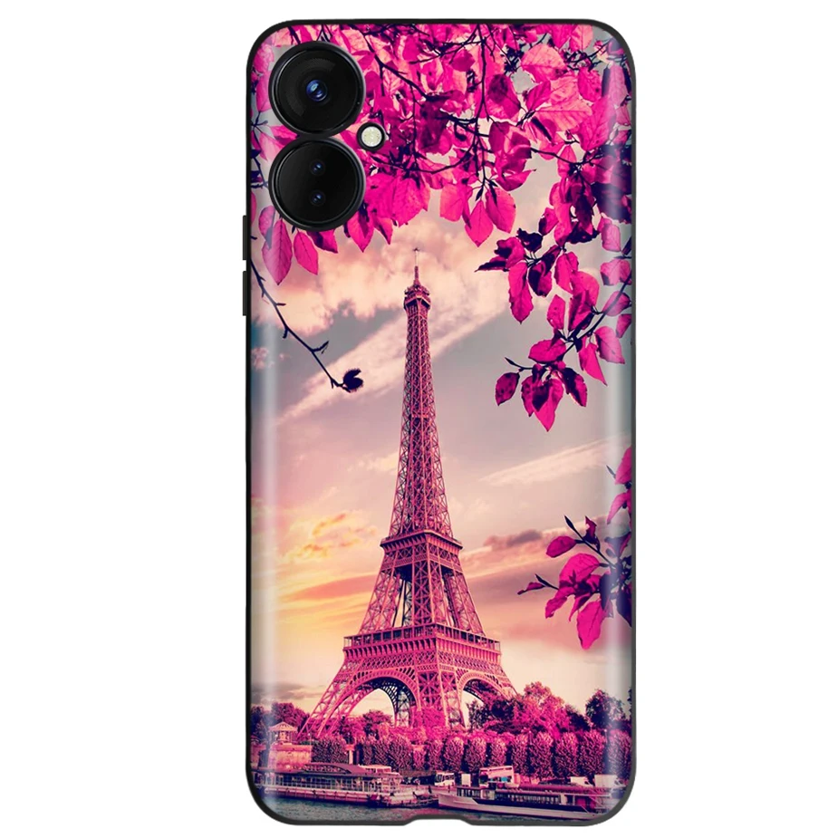 Colorful Flowers Pattern Soft Slim Phone Case Cover