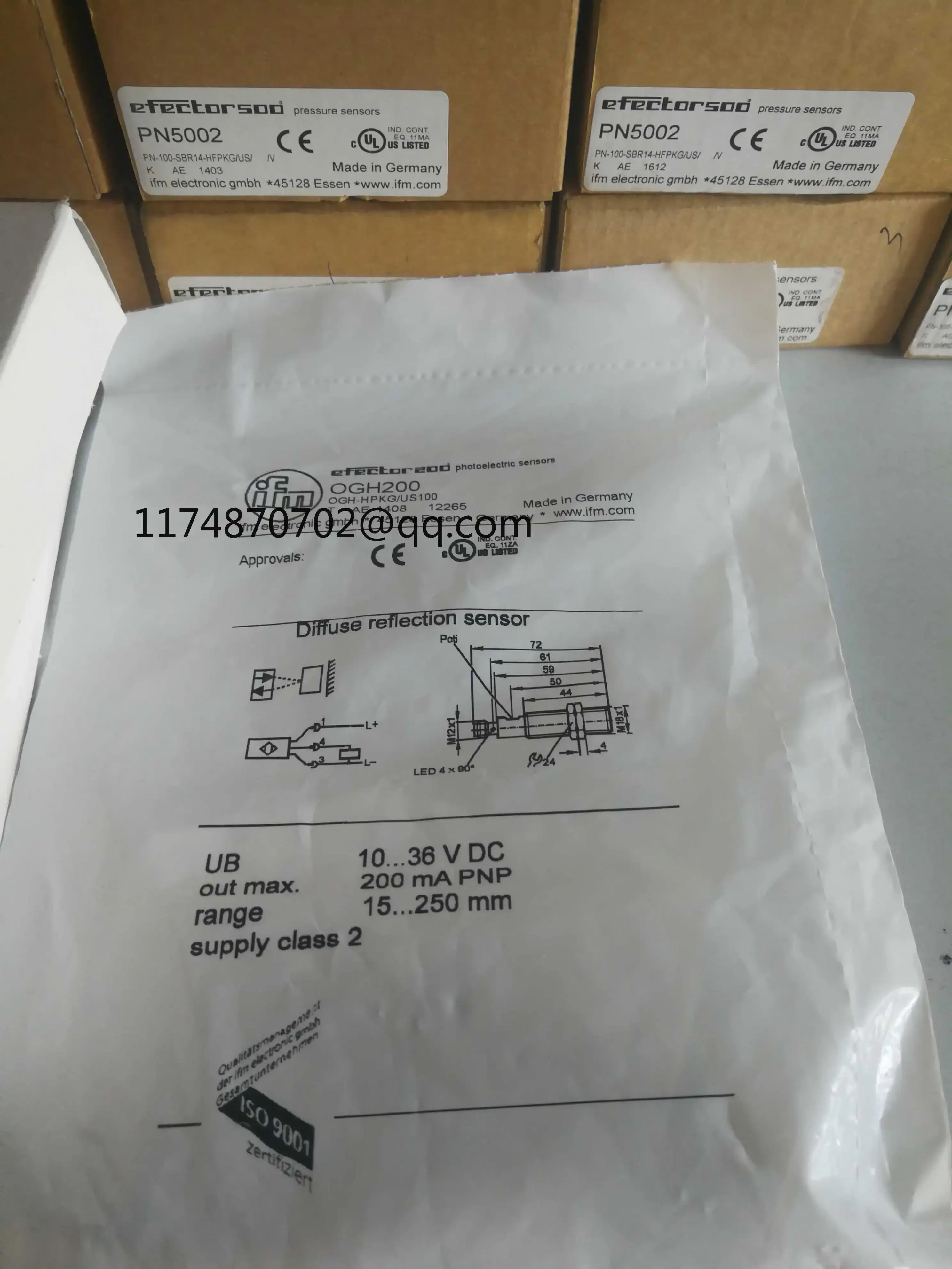 

IFM OGH200 sensor 100% new and original